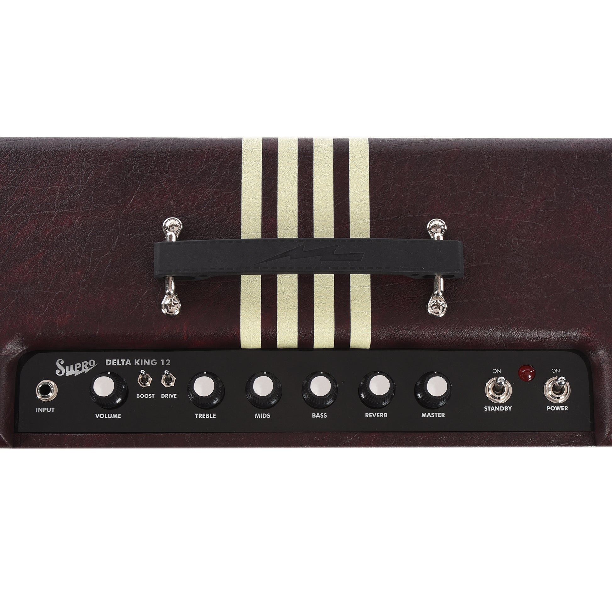Supro Delta King 12 15W 1x12 Guitar Combo Amp w/ Reverb Limited Burgundy & Cream Amps / Guitar Amps / Guitar Combos