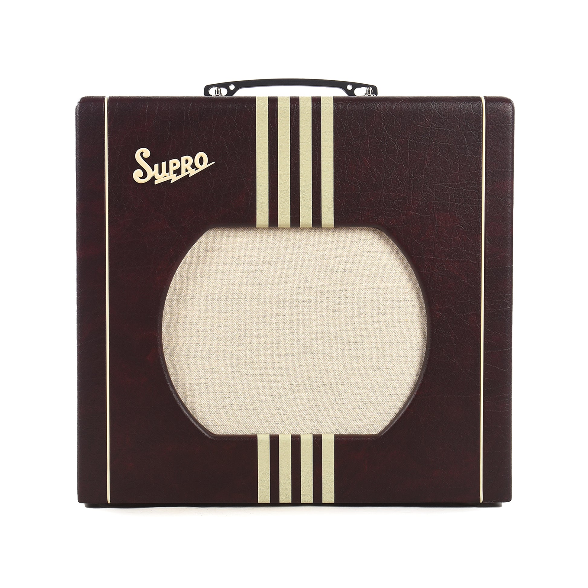 Supro Delta King 12 15W 1x12 Guitar Combo Amp w/ Reverb Limited Burgundy & Cream Amps / Guitar Amps / Guitar Combos