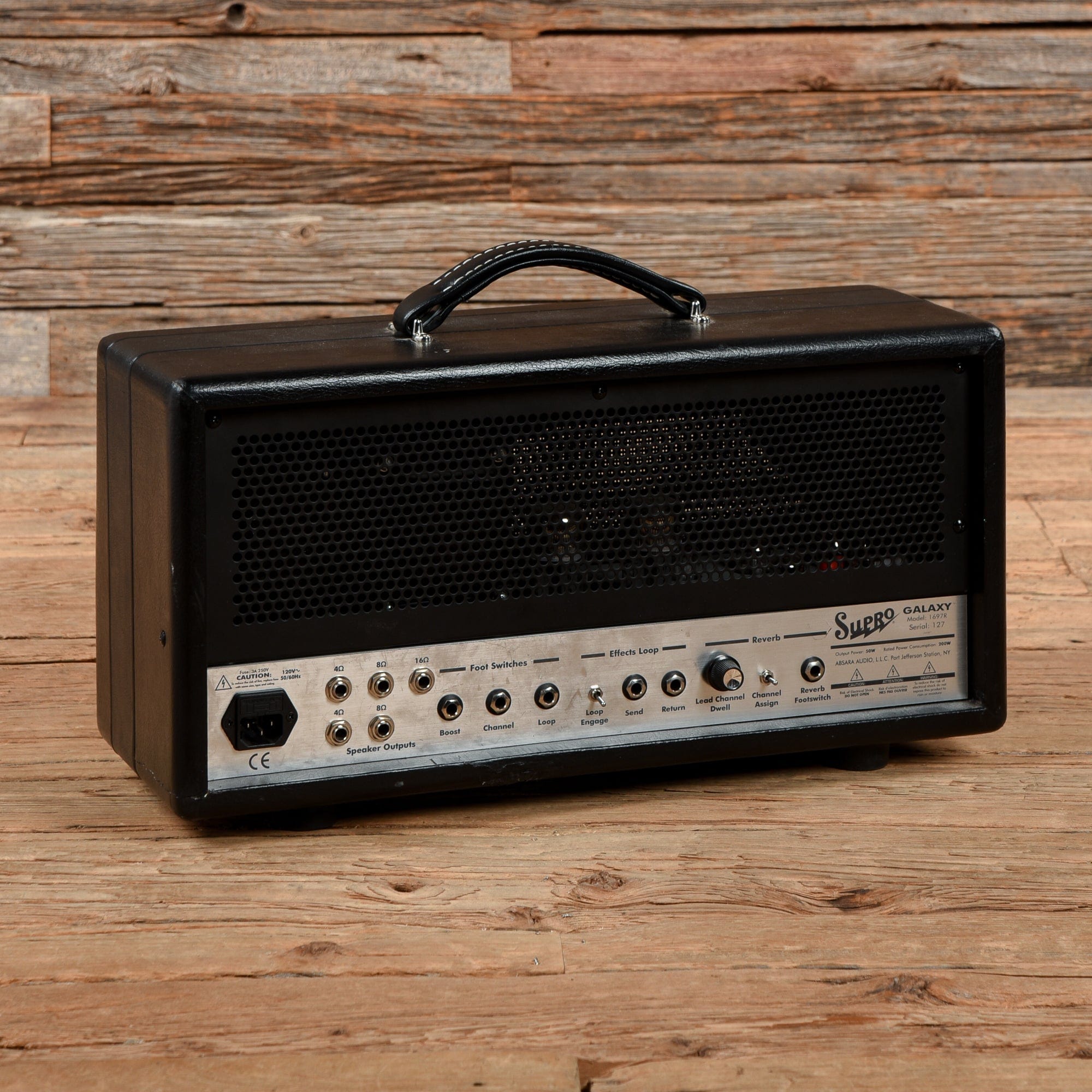 Supro 1697RH Galaxy 2-Channel 50-Watt Guitar Amp Head Amps / Guitar Cabinets