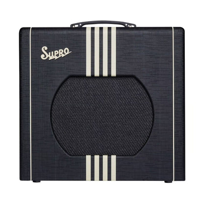 Supro Delta King 12 15W 1x12 Guitar Combo Amp w/ Reverb Black & Black Amps / Guitar Combos