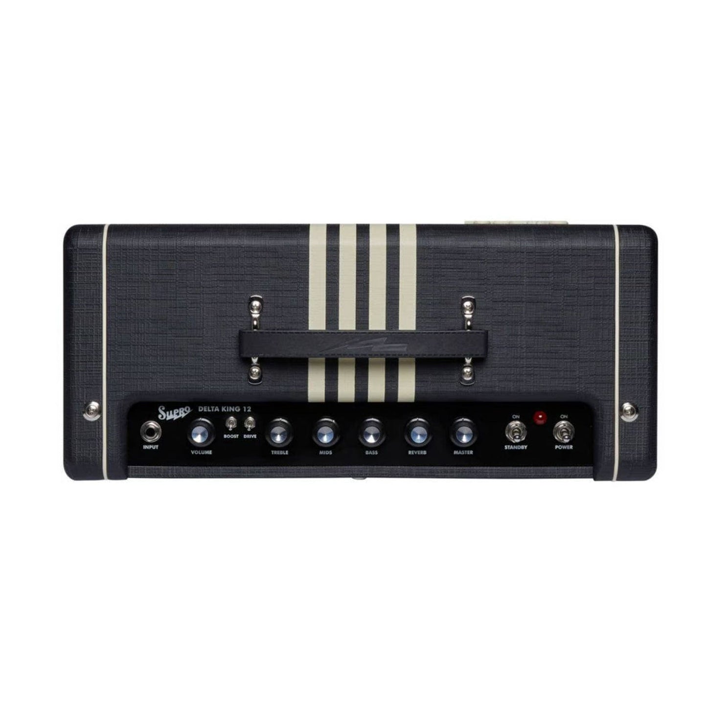 Supro Delta King 12 15W 1x12 Guitar Combo Amp w/ Reverb Black & Black Amps / Guitar Combos