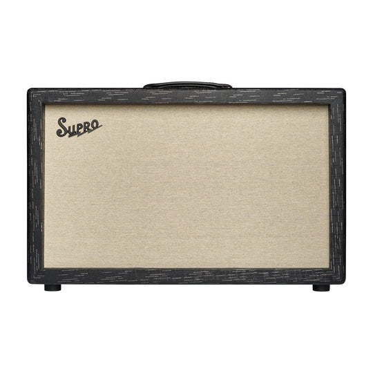 Supro Royale 212 50W 2x12 Guitar Combo Amp Black Scandia Amps / Guitar Combos