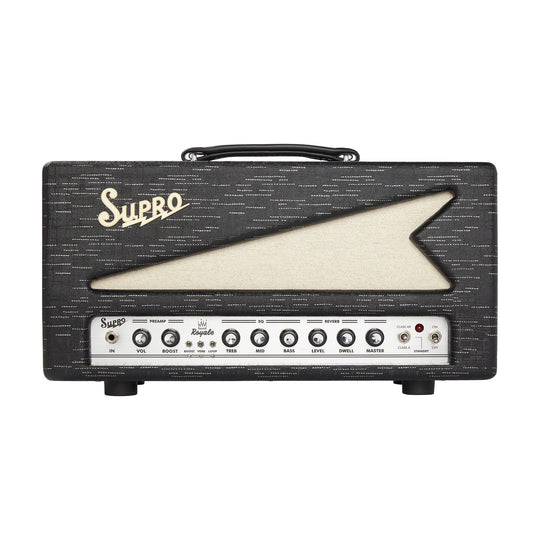 Supro Royale 50W Guitar Amp Head Black Scandia Amps / Guitar Heads