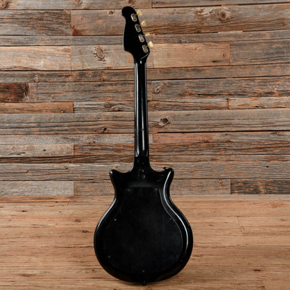 Supro Pocket Bass Refin Black 1960s Bass Guitars / 4-String