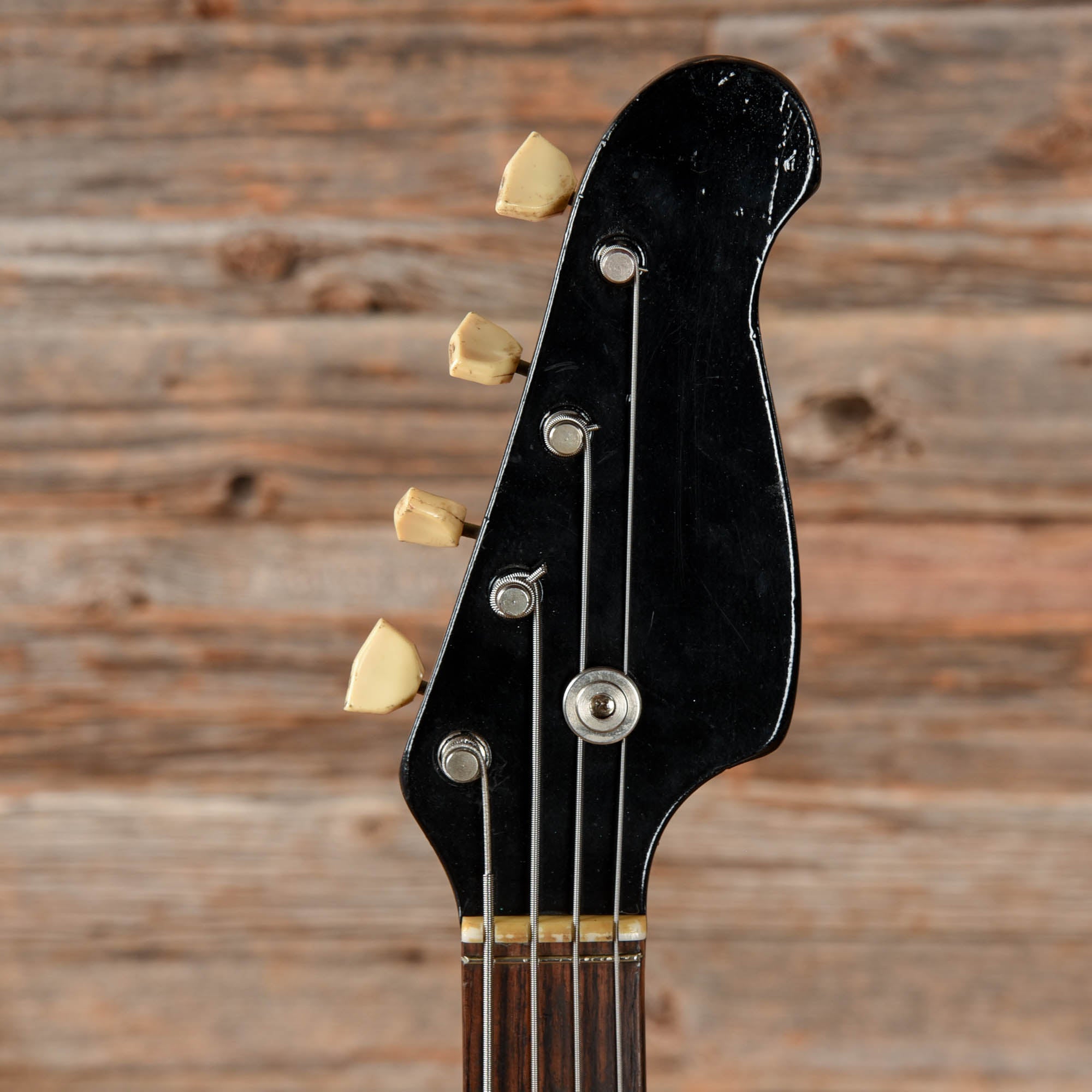 Supro Pocket Bass Refin Black 1960s Bass Guitars / 4-String