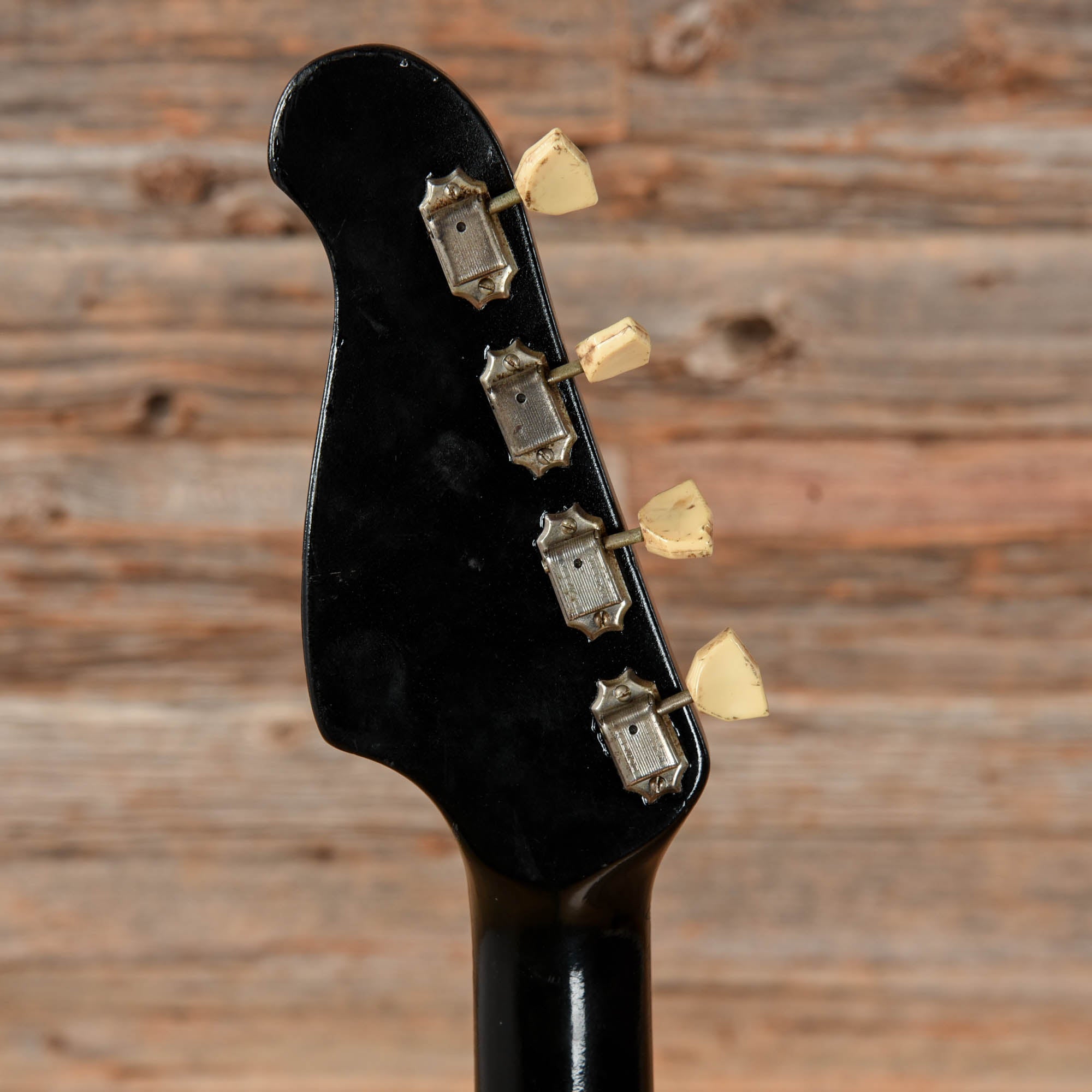 Supro Pocket Bass Refin Black 1960s Bass Guitars / 4-String