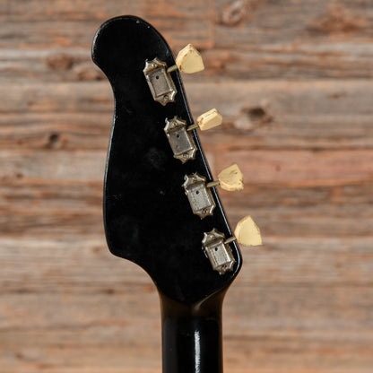 Supro Pocket Bass Refin Black 1960s Bass Guitars / 4-String