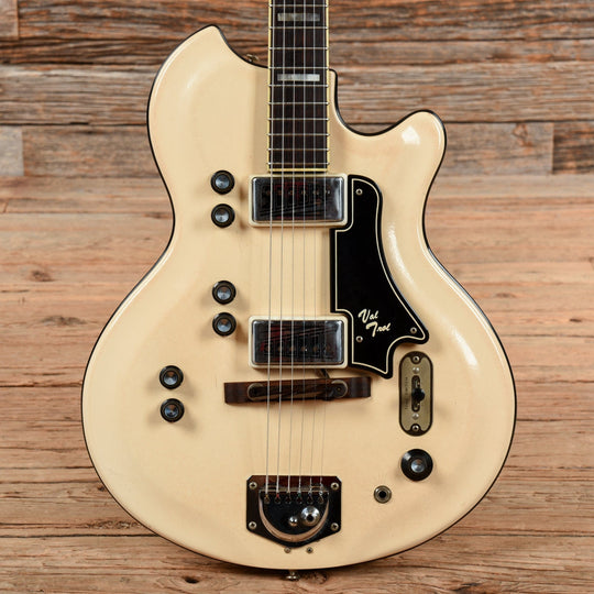 Supro Val Trol White 1965 Electric Guitars / Hollow Body