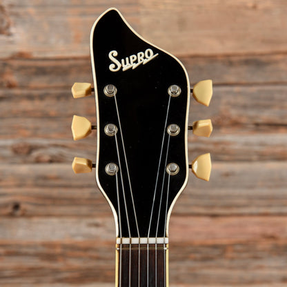 Supro Val Trol White 1965 Electric Guitars / Hollow Body