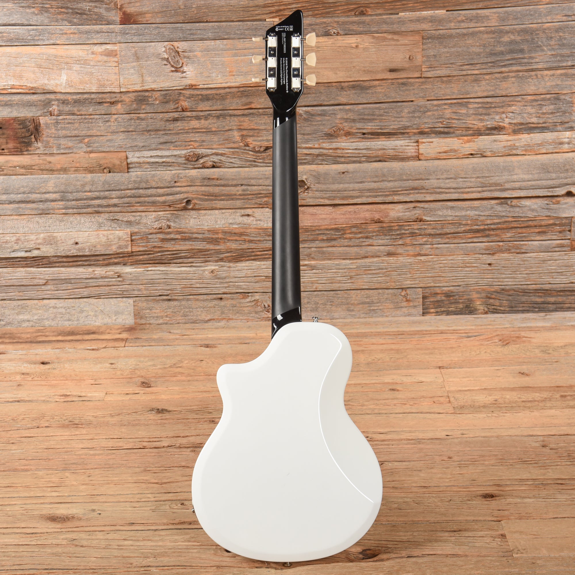 Supro 1224DB David Bowie Dual Tone White Electric Guitars / Solid Body