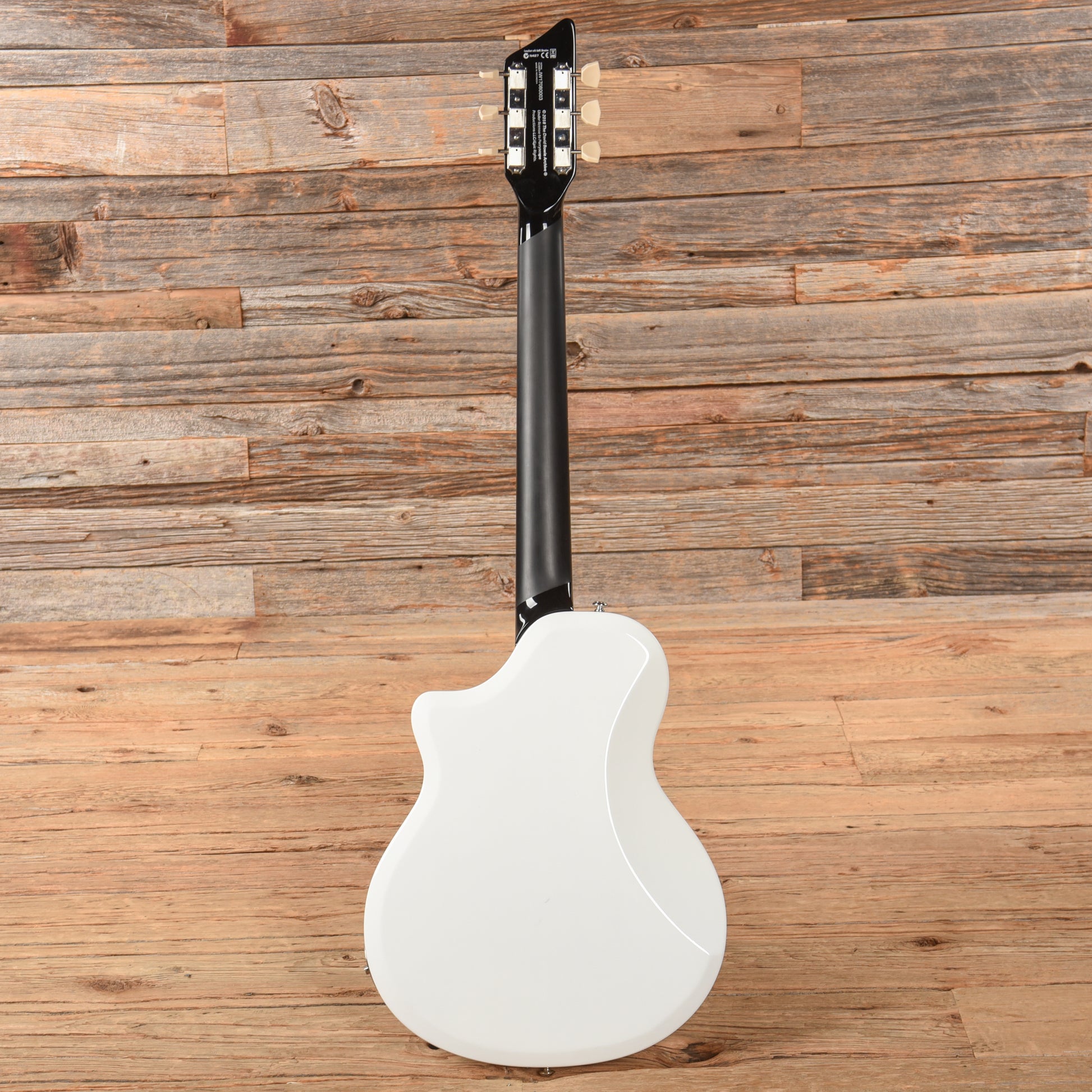Supro 1224DB David Bowie Dual Tone White Electric Guitars / Solid Body