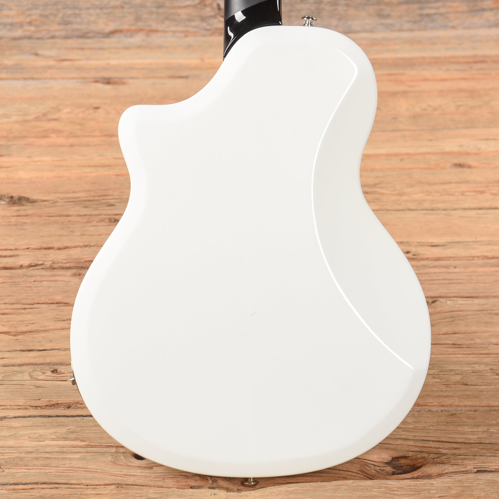 Supro 1224DB David Bowie Dual Tone White Electric Guitars / Solid Body