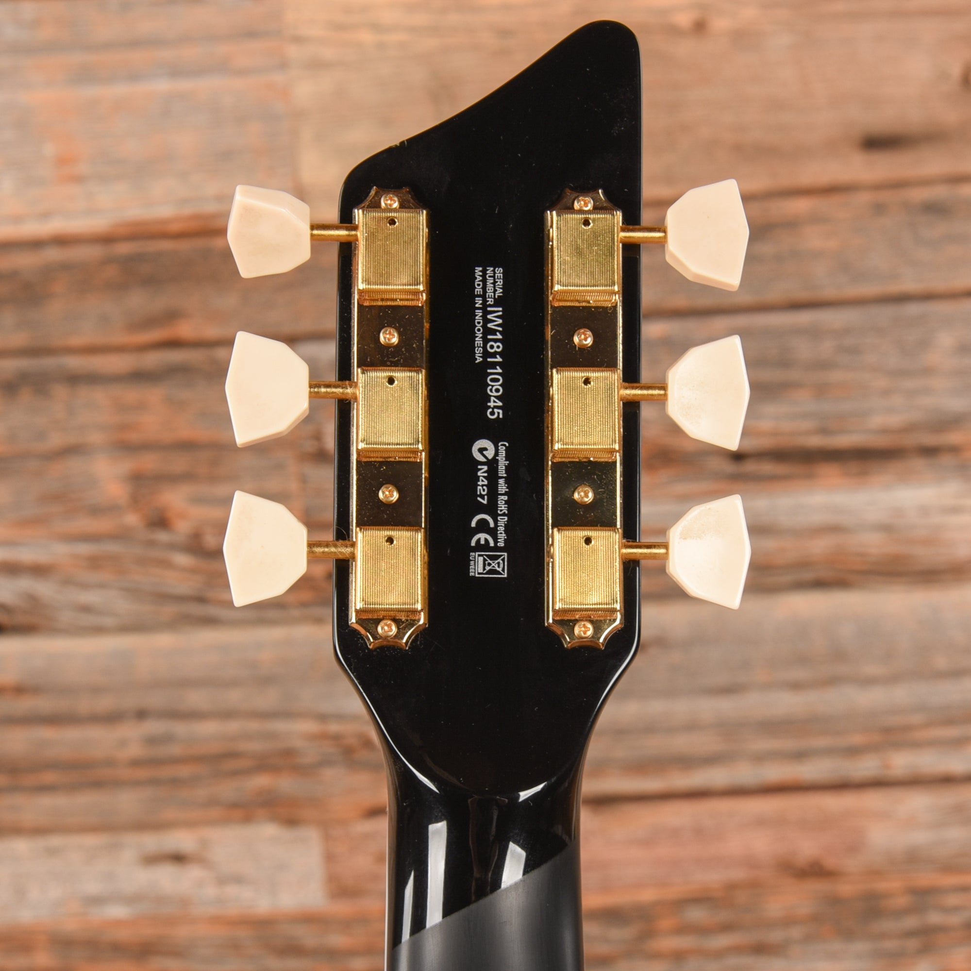 Supro 1275JB Tri Tone Jet Black 2018 Electric Guitars / Solid Body