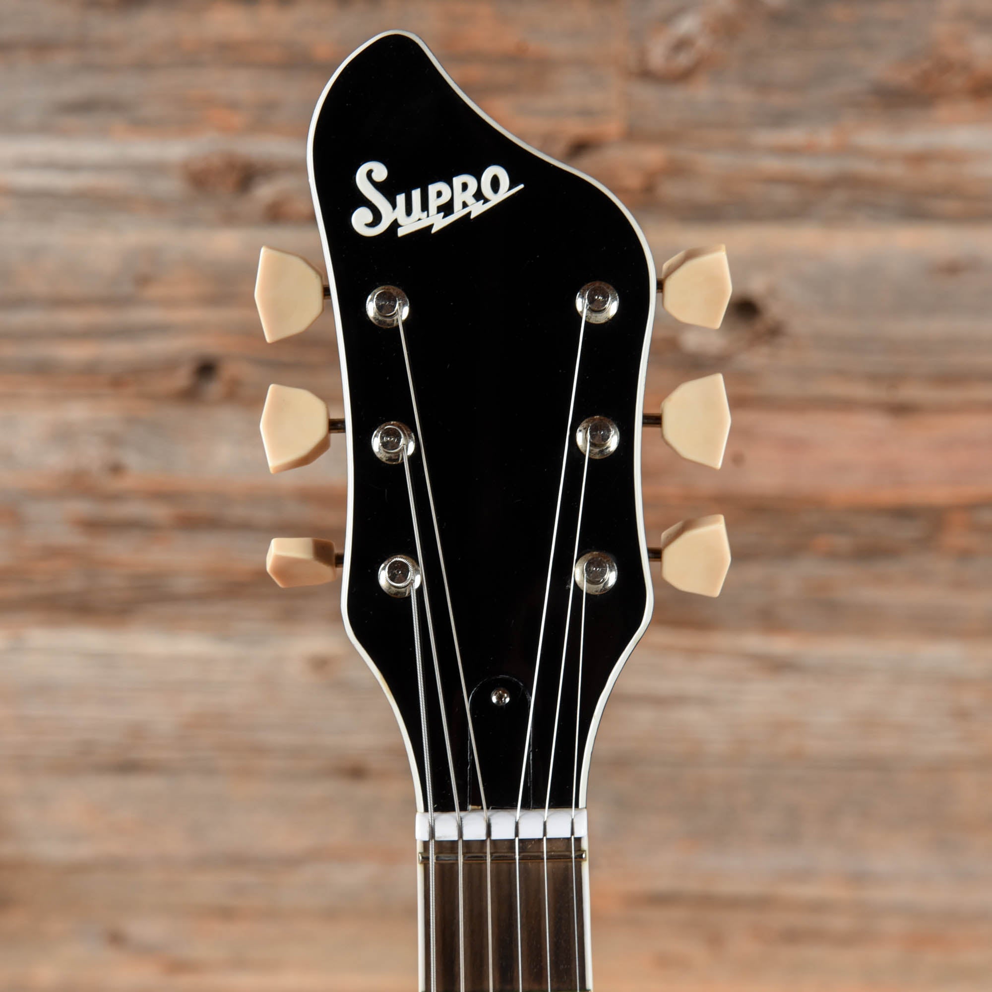 Supro 1575JB Black Holiday Dual Pickup Americana Series Jet Black 2016 Electric Guitars / Solid Body