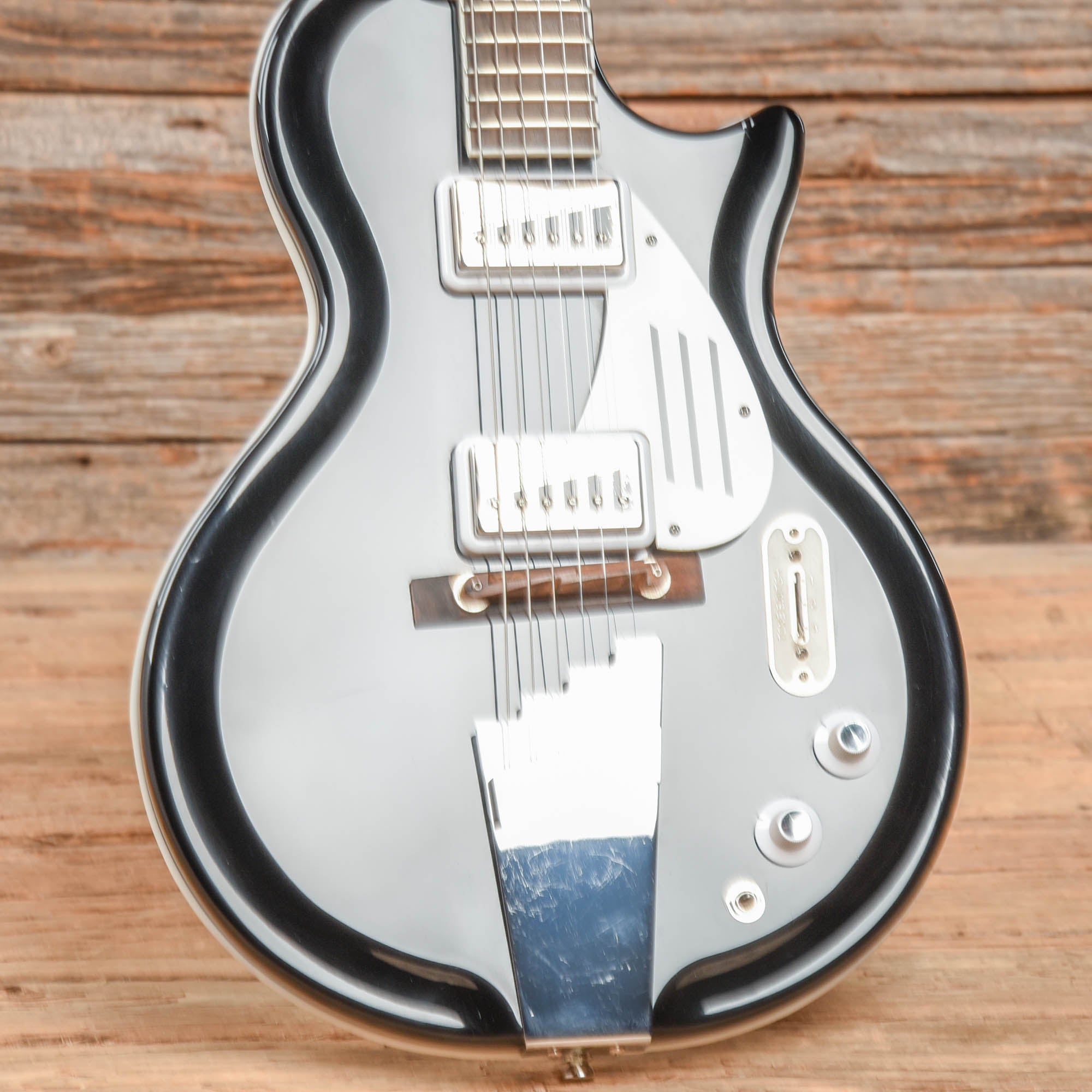 Supro 1575JB Black Holiday Dual Pickup Americana Series Jet Black 2016 Electric Guitars / Solid Body