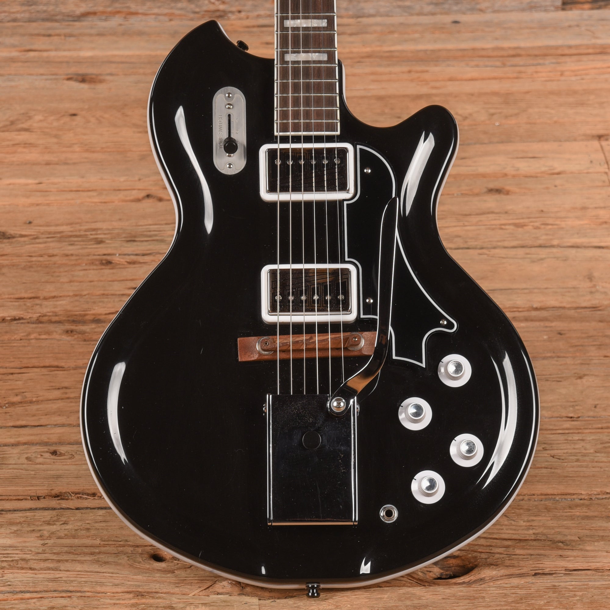 Supro 1582VJB Coronado II Vibrato Jet Black 2017 Electric Guitars / Solid Body