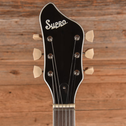 Supro 1582VJB Coronado II Vibrato Jet Black 2017 Electric Guitars / Solid Body