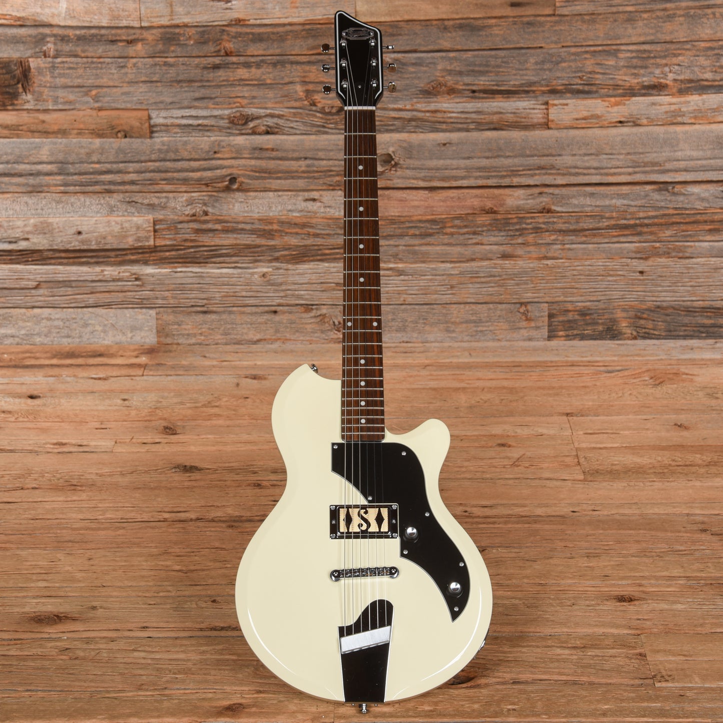 Supro 2010AW Jamesport White Electric Guitars / Solid Body