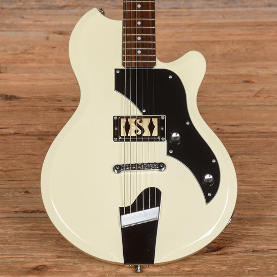 Supro 2010AW Jamesport White Electric Guitars / Solid Body