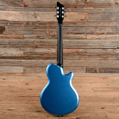 Supro 2030BM Hampton Triple Pickup Island Series Ocean Blue Metallic 2017 LEFTY Electric Guitars / Solid Body