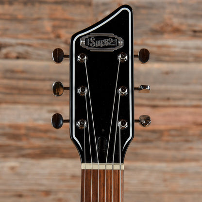 Supro 2030BM Hampton Triple Pickup Island Series Ocean Blue Metallic 2017 LEFTY Electric Guitars / Solid Body