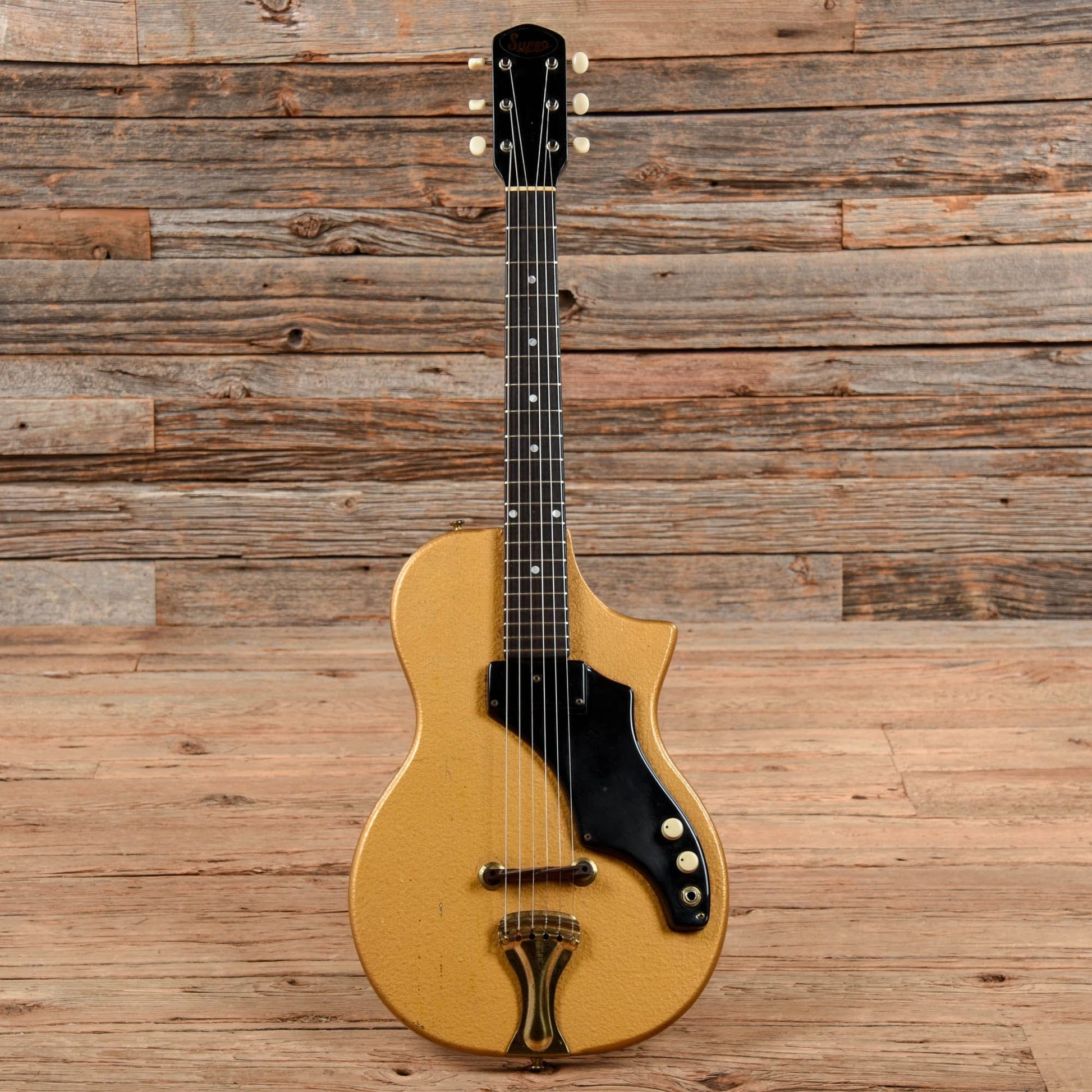 Supro 3033s Gold 1958 Electric Guitars / Solid Body
