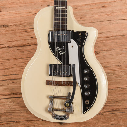Supro Dualtone White 1962 Electric Guitars / Solid Body