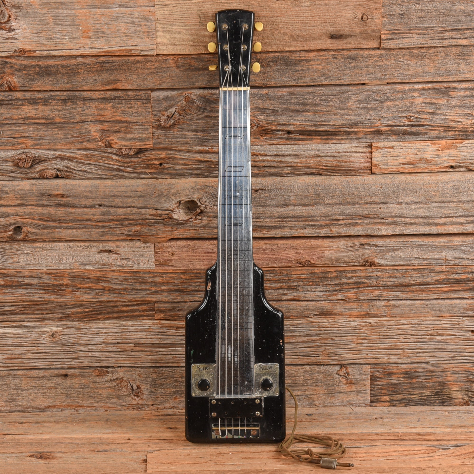 Supro Lap Steel Black Electric Guitars / Solid Body