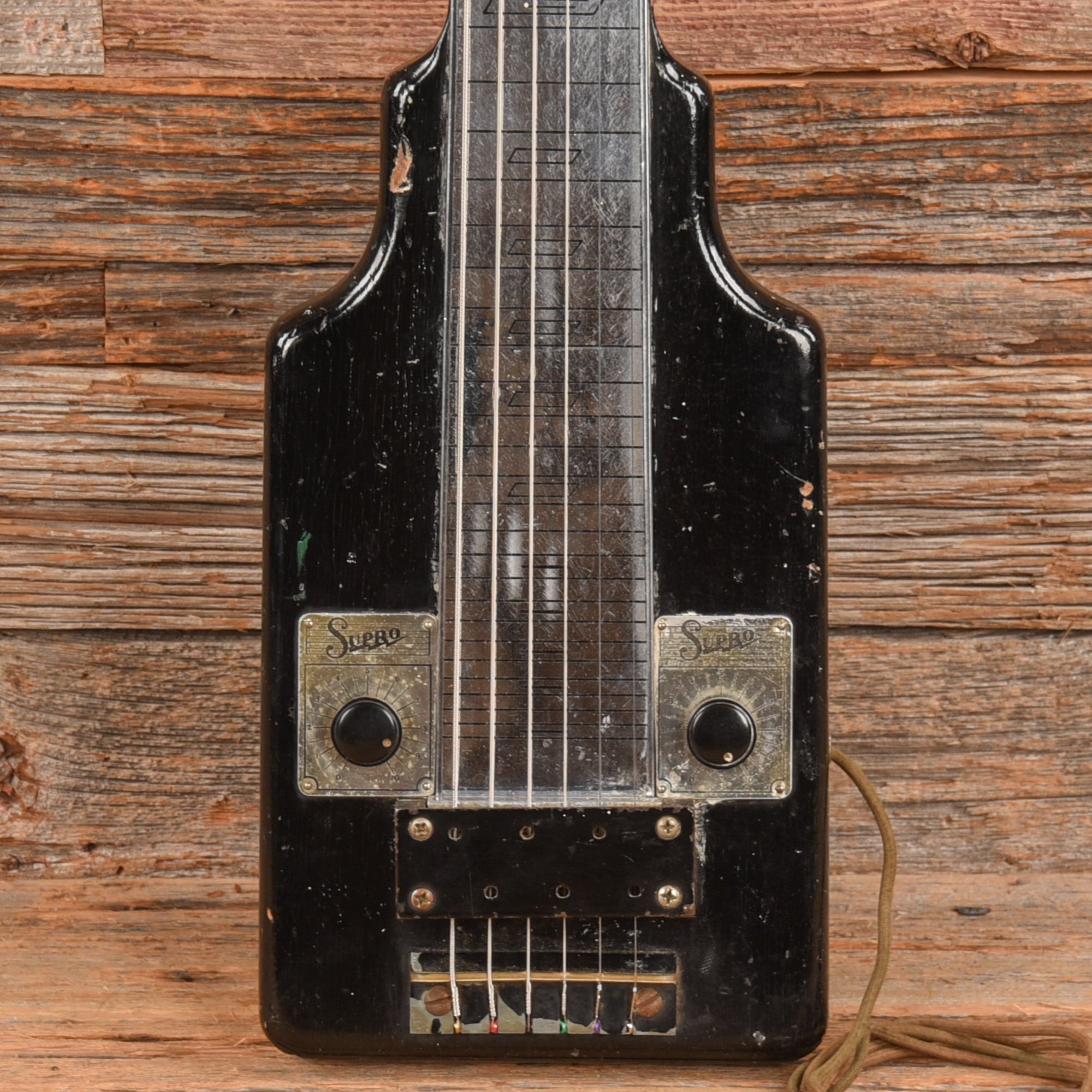 Supro Lap Steel Black Electric Guitars / Solid Body