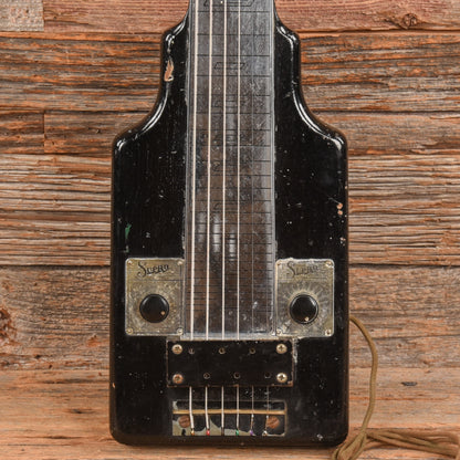 Supro Lap Steel Black Electric Guitars / Solid Body