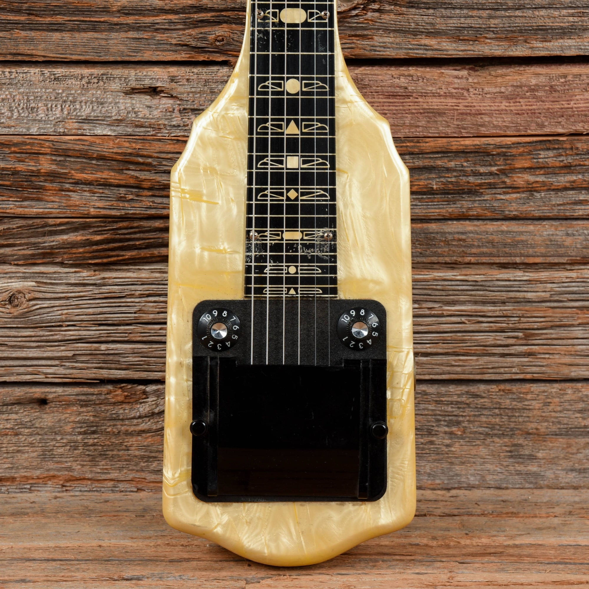 Supro Lap Steel White Perloid 1960s Chicago Music Exchange