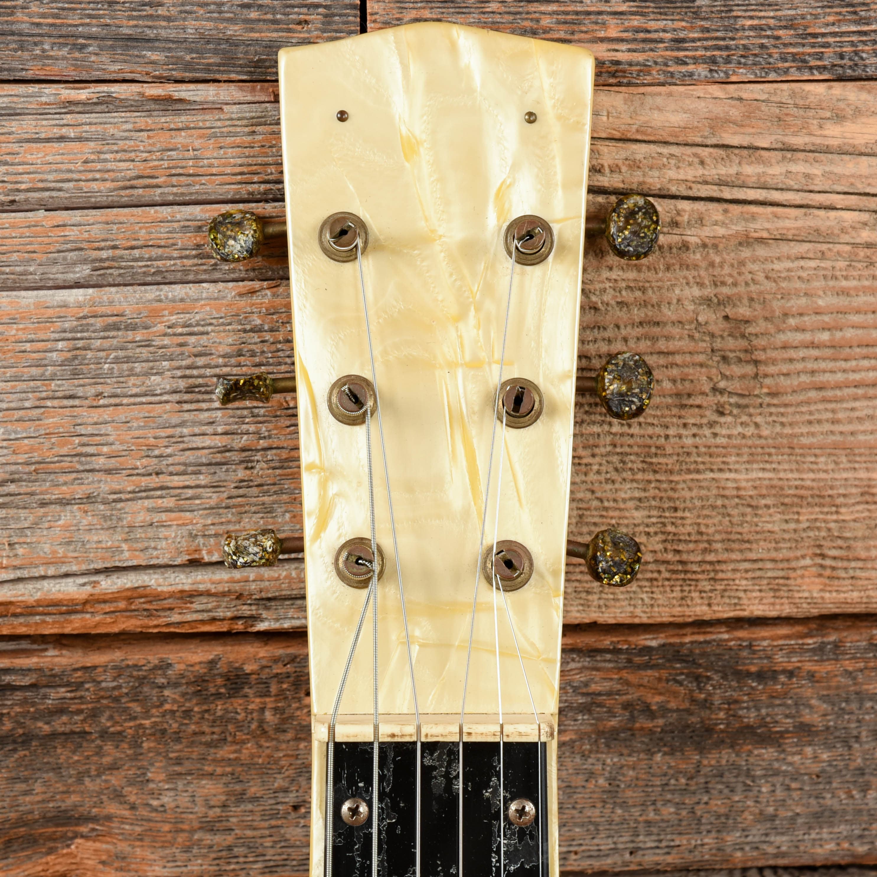 Supro Lap Steel White Perloid 1960s Electric Guitars / Solid Body