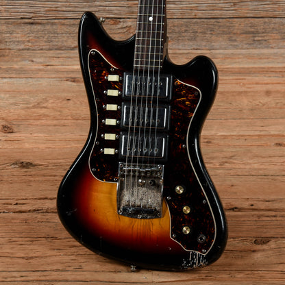 Supro Lexington Sunburst 1960s Electric Guitars / Solid Body