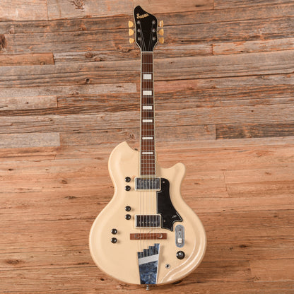 Supro Martinique Val-Trol Ermine White 1960s Electric Guitars / Solid Body