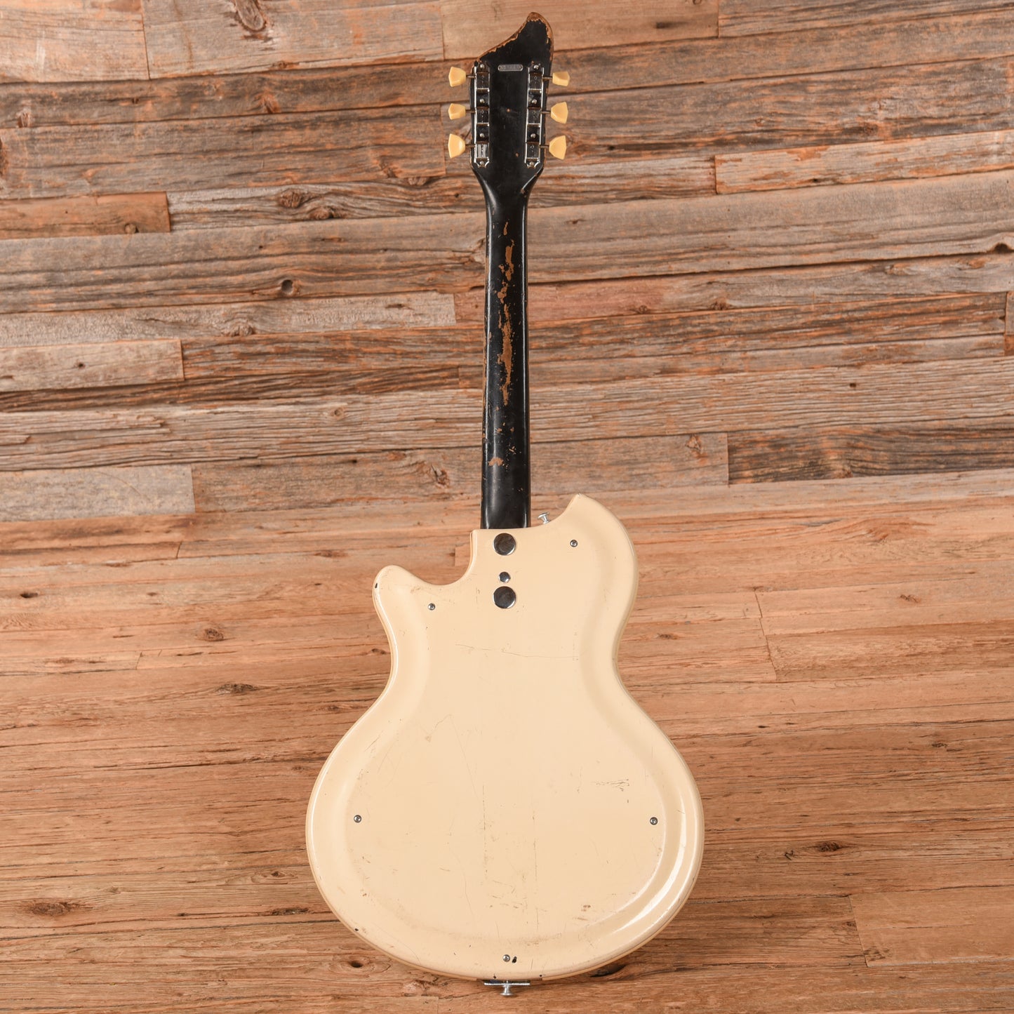 Supro Martinique Val-Trol Ermine White 1960s Electric Guitars / Solid Body