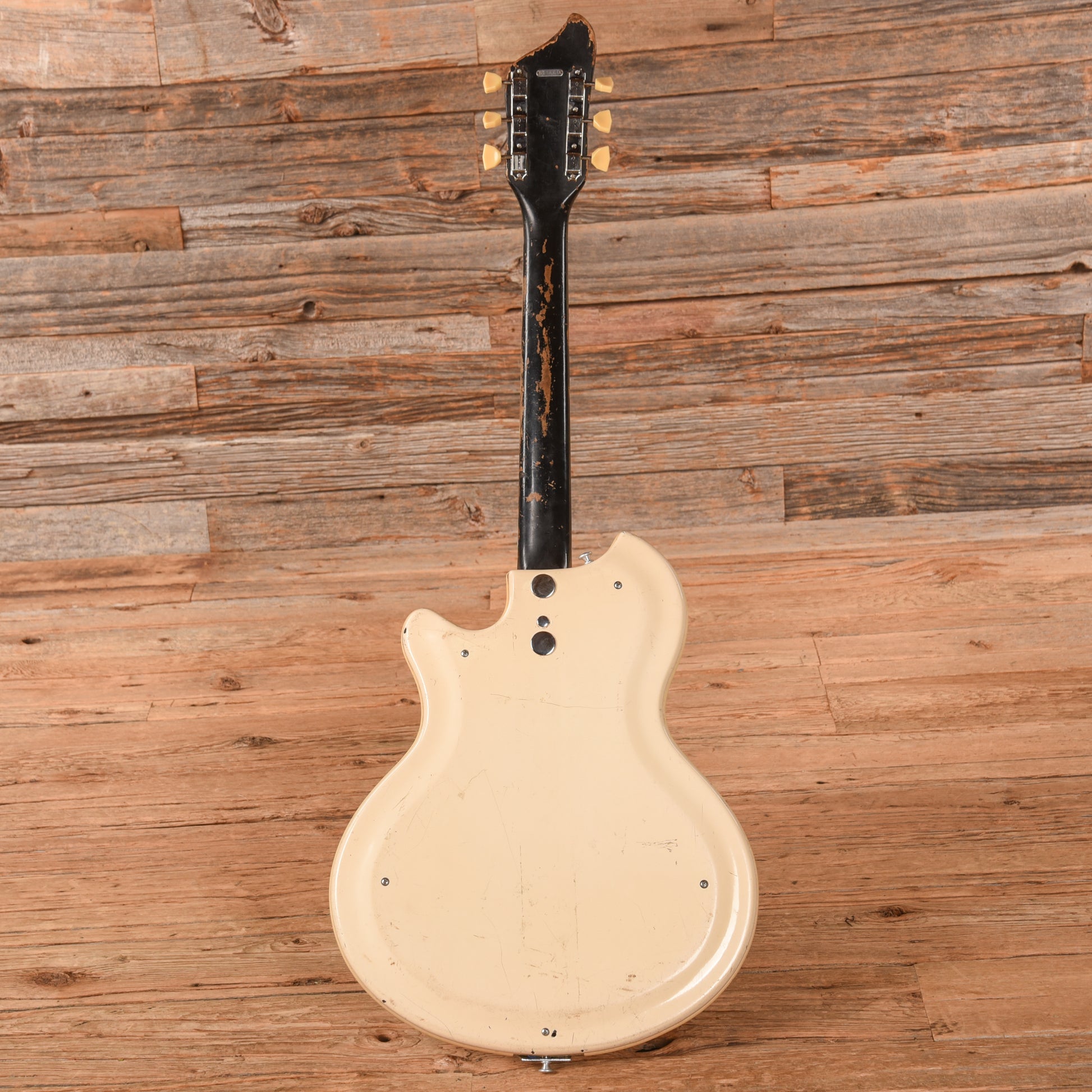 Supro Martinique Val-Trol Ermine White 1960s Electric Guitars / Solid Body