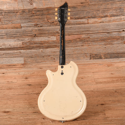 Supro Martinique Val-Trol Ermine White 1960s Electric Guitars / Solid Body