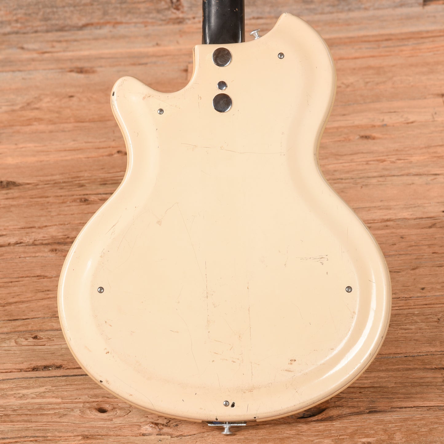 Supro Martinique Val-Trol Ermine White 1960s Electric Guitars / Solid Body