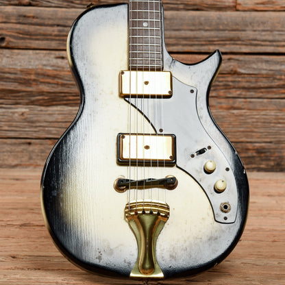 Supro Thunderstick Silverburst 1959 Electric Guitars / Solid Body