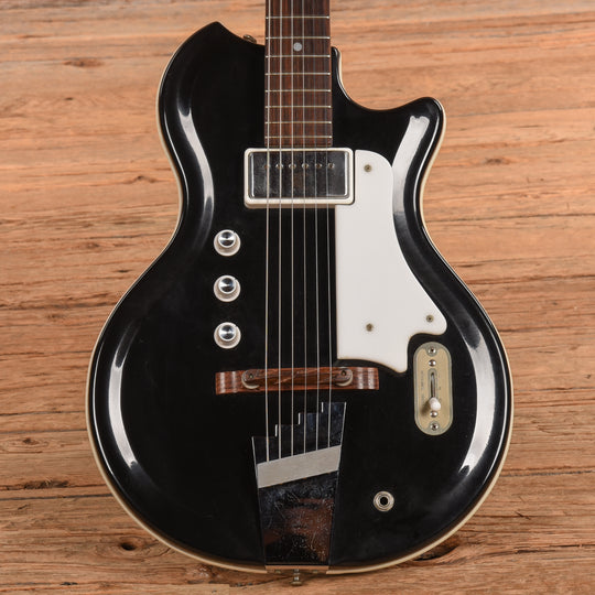 Supro Tonemaster Black 1960s Electric Guitars / Solid Body