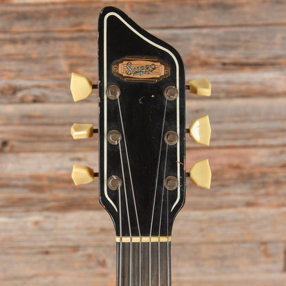 Supro Triple-Tone Guitar Model 1575 Black 1959 Electric Guitars / Solid Body