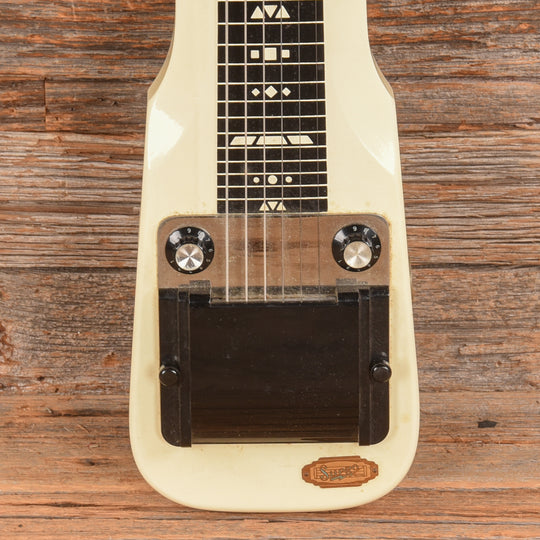 Supro Comet Lap Steel Guitar White 1960s Electric Guitars
