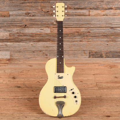 Supro Model 1507 White 1961 Electric Guitars