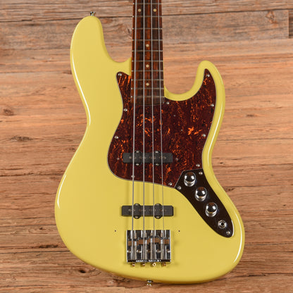 SX Guitars Vintage Series Bass Vintage White Bass Guitars / 4-String