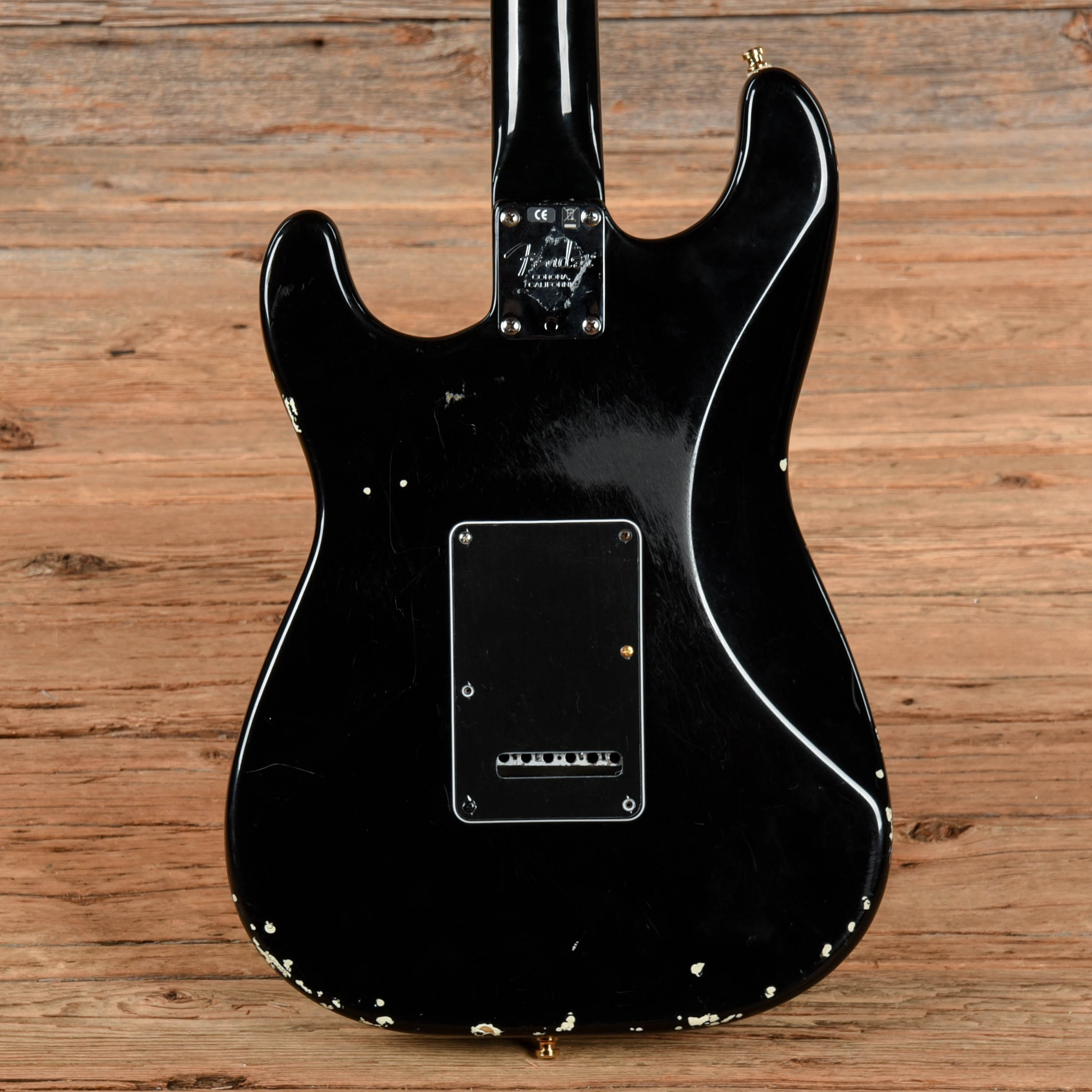 Fender MIJ Stratocaster Neck with Unknown Fender Body Black