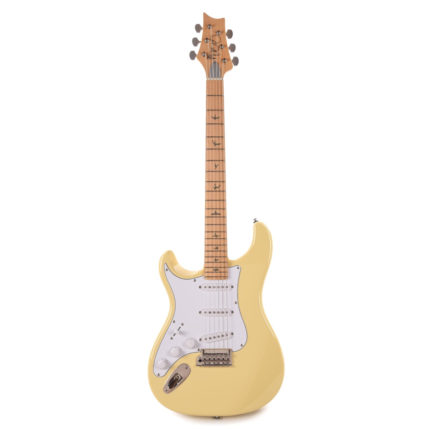 PRS SE Silver Sky Maple LEFTY Moon White