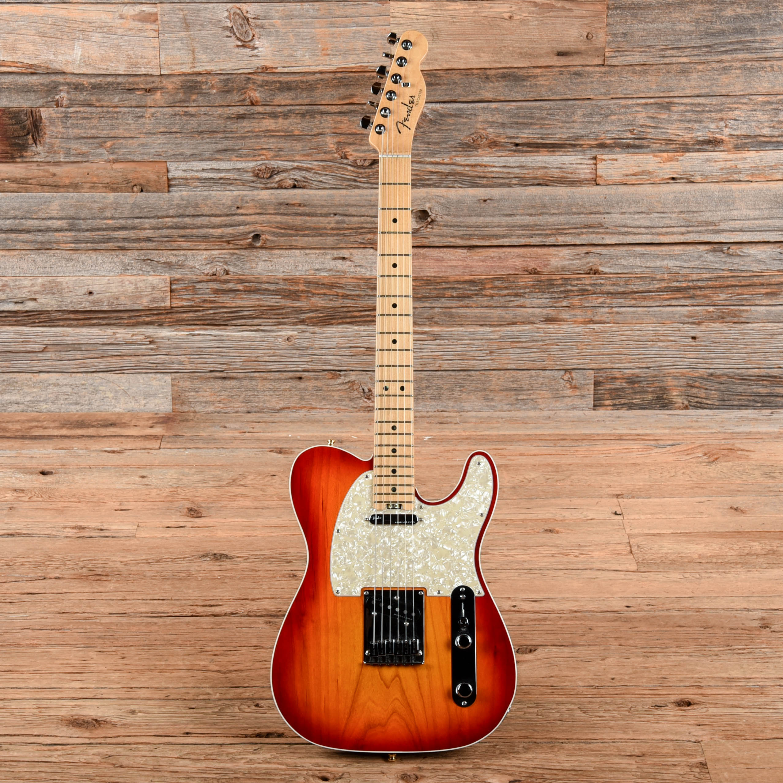 Fender American Elite Telecaster Aged Cherry Burst 2016