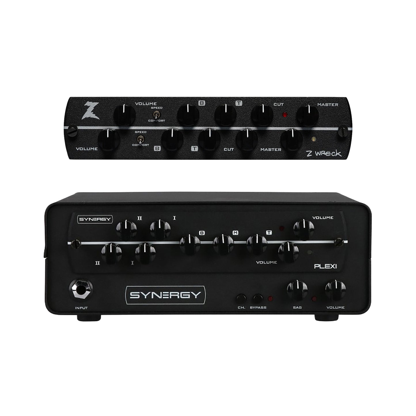 Synergy SYN-1 Table Top Preamp Module Dock  and Synergy Dr. Z Z-Wreck Dual Channel Tube Preamps Module Bundle Amps / Amp Attenuators