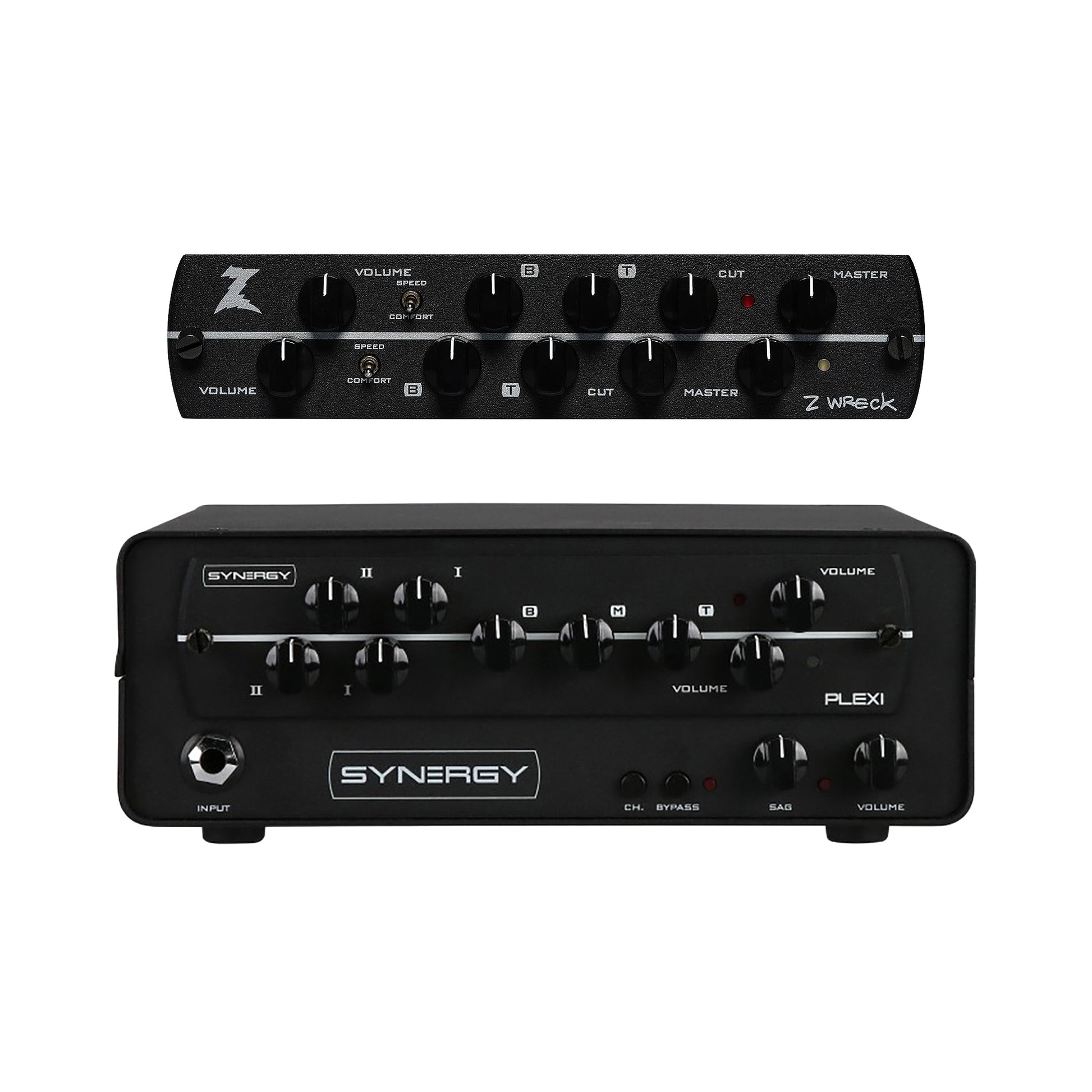 Synergy SYN-1 Table Top Preamp Module Dock  and Synergy Dr. Z Z-Wreck Dual Channel Tube Preamps Module Bundle Amps / Amp Attenuators