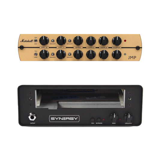 Synergy SYN-1 Table Top Preamp w/Slot for One Module, (1) 12AX7, Effects Loop, Record Out, Sag and Marshall JMP Tube Preamp Module Bundle Amps / Amp Attenuators
